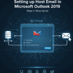 آموزش تنظیم ایمیل هاست در Microsoft Outlook 2019