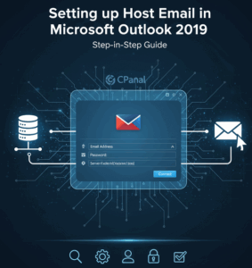 آموزش تنظیم ایمیل هاست در Microsoft Outlook 2019